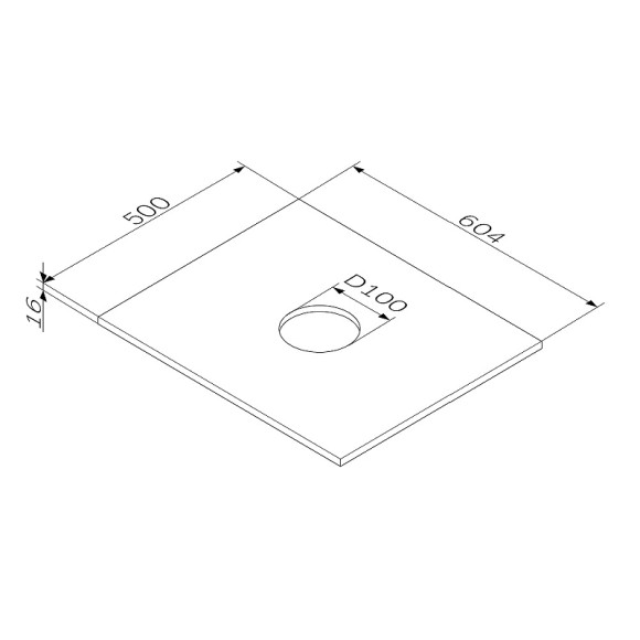 Столешница под раковину AM.PM Func 60 M8FST0600OF Дуб крафт Столешница под раковину AM.PM Func 60 M8FST0600OF Дуб крафт