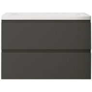Тумба под раковину Art&Max AM-Bianchi-750-2C-SO-GM подвесная Серый матовый
