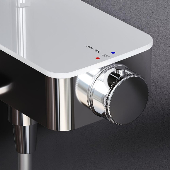 Душевая система AM.PM Inspire 2.0 F0750A500 с термостатом Хром Душевая система AM.PM Inspire 2.0 F0750A500 с термостатом Хром