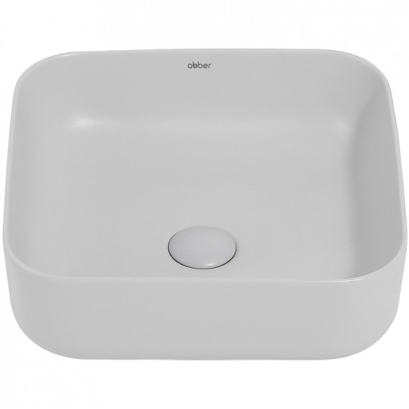 Раковина-чаша Abber Rechteck 39 AC2211MLG Светло-серая матовая