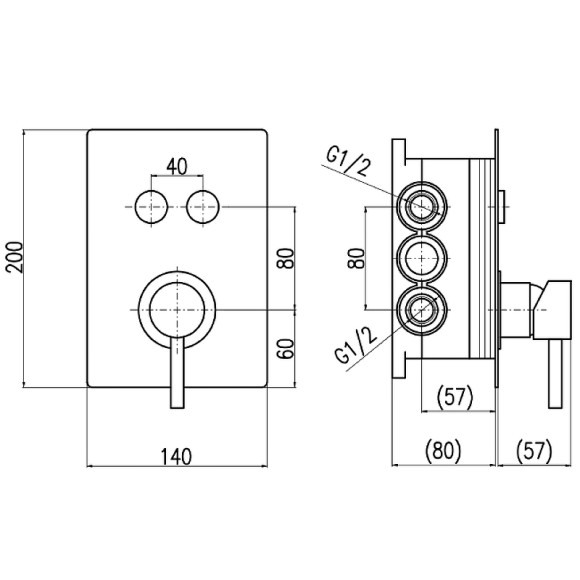 Смеситель для душа Rav Slezak Seina SE986BOX Хром