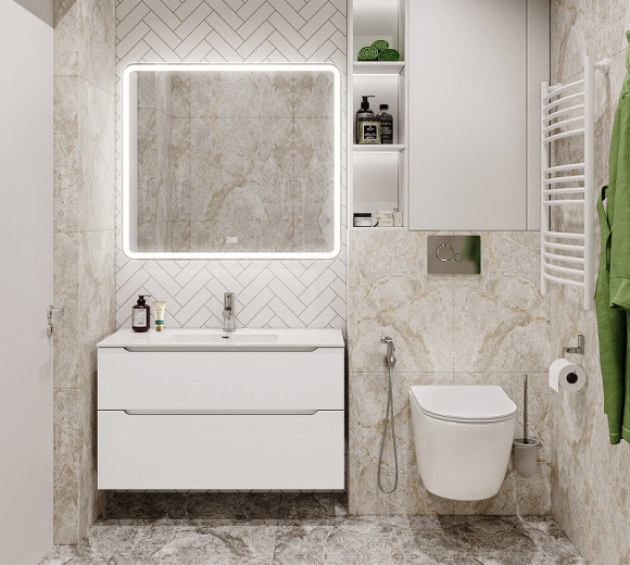 Тумба под раковину BelBagno Etna-H60 100 ETNA-H60-1000-2C-SO-BL-P подвесная Bianco Lucido Тумба под раковину BelBagno Etna-H60 100 ETNA-H60-1000-2C-SO-BL-P подвесная Bianco Lucido