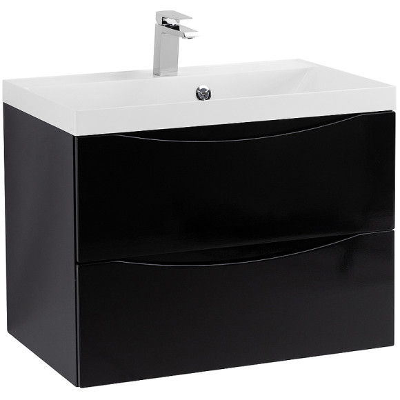 Тумба под раковину BelBagno Marino 70 MARINO-700-2C-SO-NL-P подвесная Nero Lucido Тумба под раковину BelBagno Marino 70 MARINO-700-2C-SO-NL-P подвесная Nero Lucido