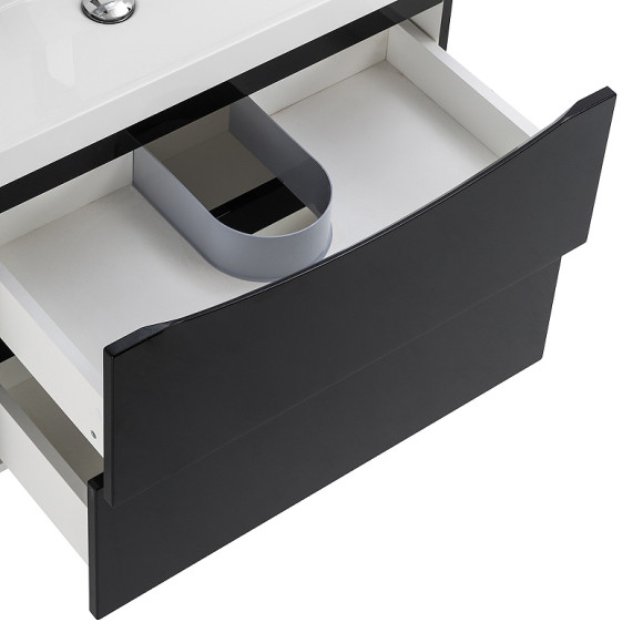 Тумба под раковину BelBagno Marino 70 MARINO-700-2C-SO-NL-P подвесная Nero Lucido Тумба под раковину BelBagno Marino 70 MARINO-700-2C-SO-NL-P подвесная Nero Lucido