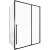 Душевой уголок Allen Brau Fantasy 150x80 3.11009.31 + 3.11012.31 профиль Черный матовый стекло прозрачное