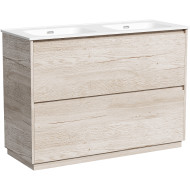 Тумба под раковину Sancos Libra Floor 120 LB120F-2EG Дуб галифакс натуральный
