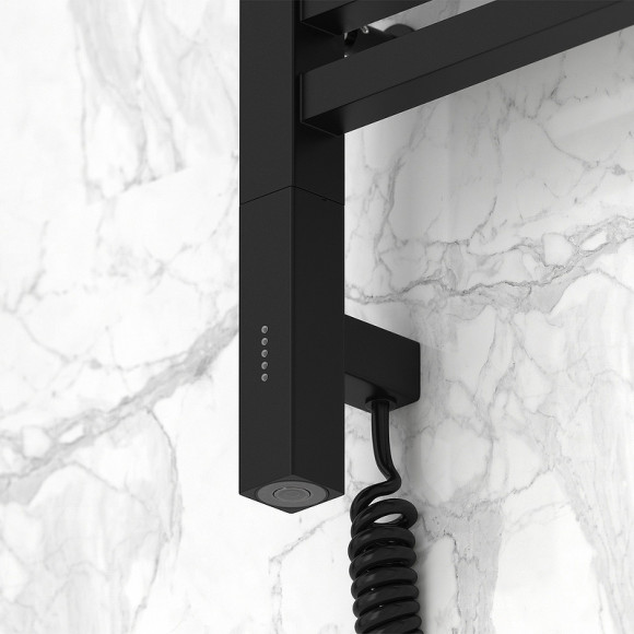 Электрический полотенцесушитель Сунержа Модус 3.0 800x500 L 31-5700-8050 Черный матовый