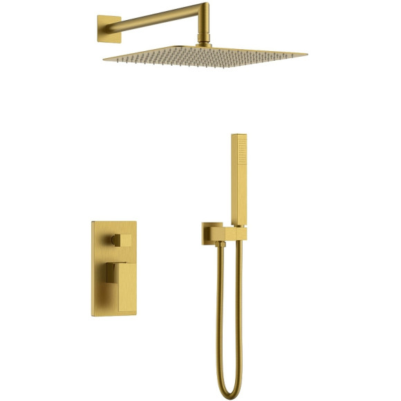 Душевая система Boheme Qubic 474-3-BR Бронза