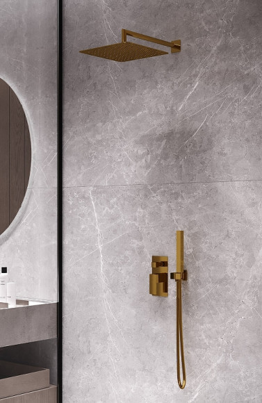 Душевая система Boheme Qubic 474-3-BR Бронза Душевая система Boheme Qubic 474-3-BR Бронза