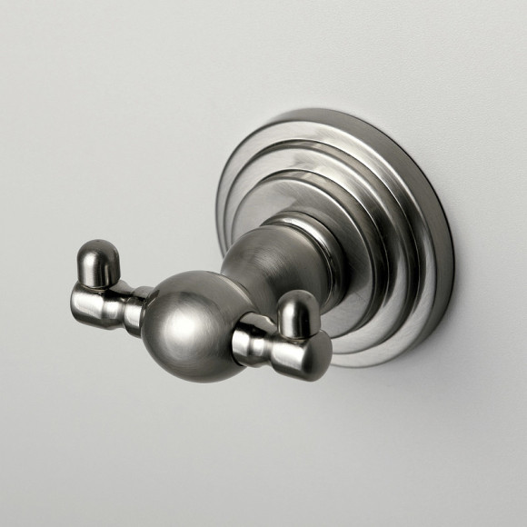 Двойной крючок WasserKRAFT Ammer K-7023D Хром матовый Двойной крючок WasserKRAFT Ammer K-7023D Хром матовый