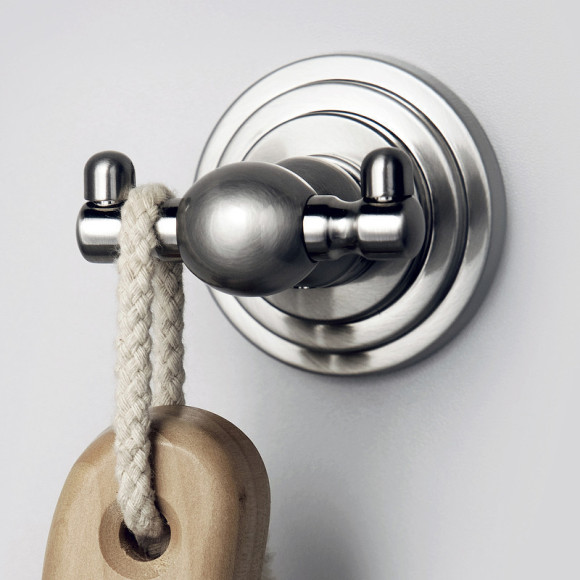 Двойной крючок WasserKRAFT Ammer K-7023D Хром матовый Двойной крючок WasserKRAFT Ammer K-7023D Хром матовый