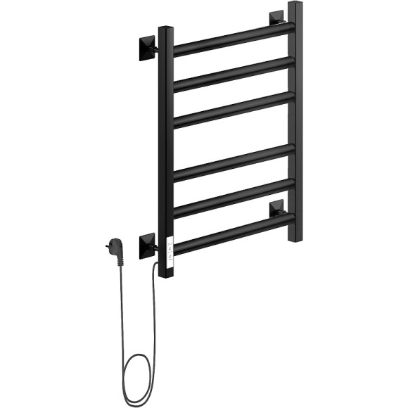 Электрический полотенцесушитель Ника Step-3 60/40 Черный матовый Электрический полотенцесушитель Ника Step-3 60/40 Черный матовый