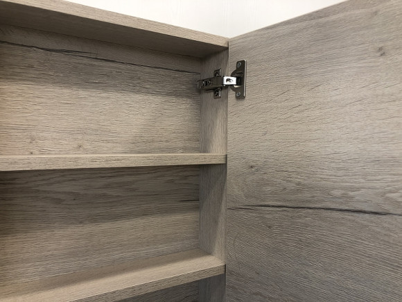 Зеркальный шкаф Comforty Парма 60 00004143488 Дуб дымчатый