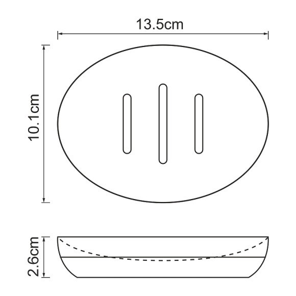Мыльница WasserKRAFT Mindel K-8829 Белая Мыльница WasserKRAFT Mindel K-8829 Белая