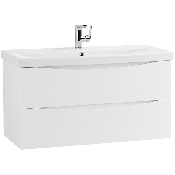 Тумба под раковину BelBagno Marino-Cer 100 MARINO-CER-1000-2C-SO-BO-P подвесная Bianco Opaco