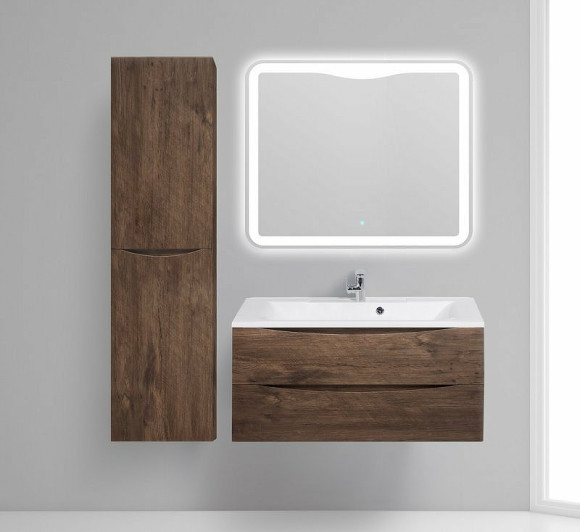 Шкаф пенал BelBagno Fly-Marino 40 L FLY-MARINO-1500-2A-SC-RW-P-L подвесной Rovere Moro Шкаф пенал BelBagno Fly-Marino 40 L FLY-MARINO-1500-2A-SC-RW-P-L подвесной Rovere Moro