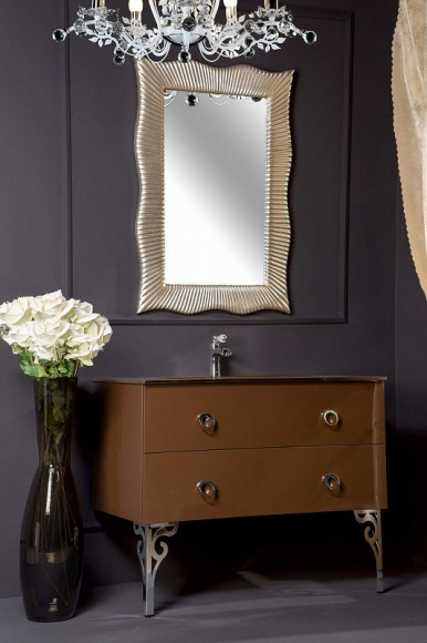 Тумба под раковину Boheme Armadi Art NeoArt 100 831-100-DB подвесная Dark Brown Тумба под раковину Boheme Armadi Art NeoArt 100 831-100-DB подвесная Dark Brown