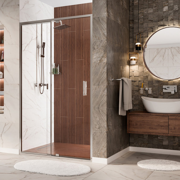 Душевая дверь WasserKRAFT Berkel 110 48P13 профиль Хром стекло прозрачное Душевая дверь WasserKRAFT Berkel 110 48P13 профиль Хром стекло прозрачное