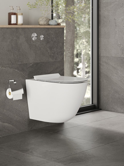 Унитаз Orange C07-100W подвесной с сиденьем Микролифт Унитаз Orange C07-100W подвесной с сиденьем Микролифт