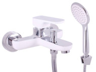 Смеситель для ванны Rav Slezak Yukon CB YU154.5/1CB Хром/Белый Смеситель для ванны Rav Slezak Yukon CB YU154.5/1CB Хром/Белый