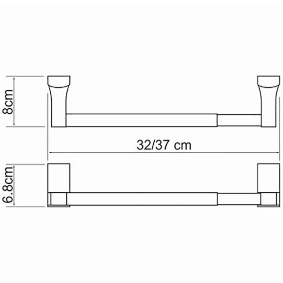 Держатель бумажных полотенец WasserKRAFT Leine K-5091 Хром Держатель бумажных полотенец WasserKRAFT Leine K-5091 Хром