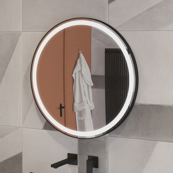 Зеркало Cezares Cadro 90 CZR-SPC-CADRO-900-LED-TCH-WARM с подсветкой с сенсорным выключателем и подогревом Зеркало Cezares Cadro 90 CZR-SPC-CADRO-900-LED-TCH-WARM с подсветкой с сенсорным выключателем и подогревом