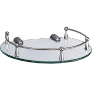 Стеклянная полка WasserKRAFT K-566 Хром