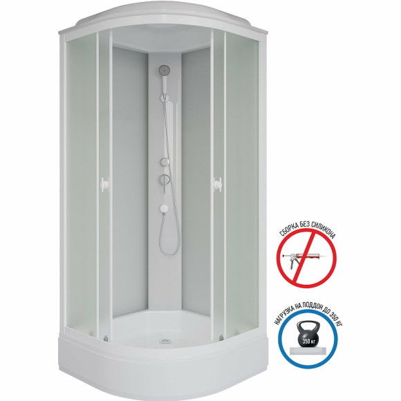 Душевая кабина Niagara Promo 90x90 P90/26/MT без гидромассажа Душевая кабина Niagara Promo 90x90 P90/26/MT без гидромассажа