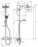 Душевая система Hansgrohe Crometta 27271000  с термостатом Хром