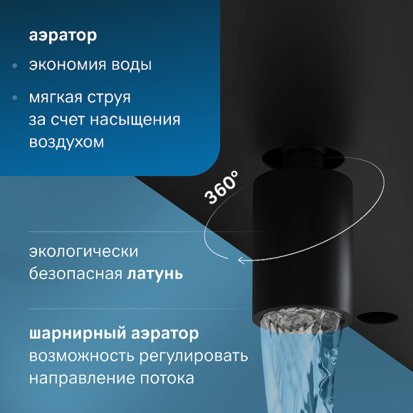 Душевая система AM.PM Func F078F322 с термостатом Черная матовая