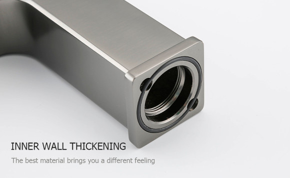 Смеситель для раковины Gappo G17-9 G1017-92 Оружейная сталь