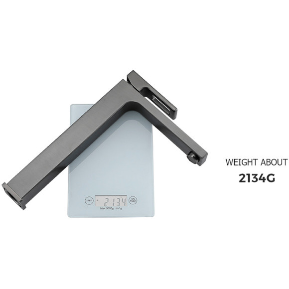 Смеситель для раковины Gappo G17-9 G1017-92 Оружейная сталь