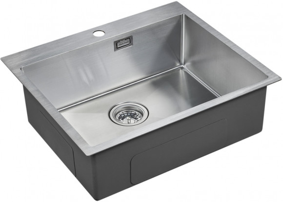 Кухонная мойка Paulmark Velten 59 PM805951-BS Брашированная сталь Кухонная мойка Paulmark Velten 59 PM805951-BS Брашированная сталь
