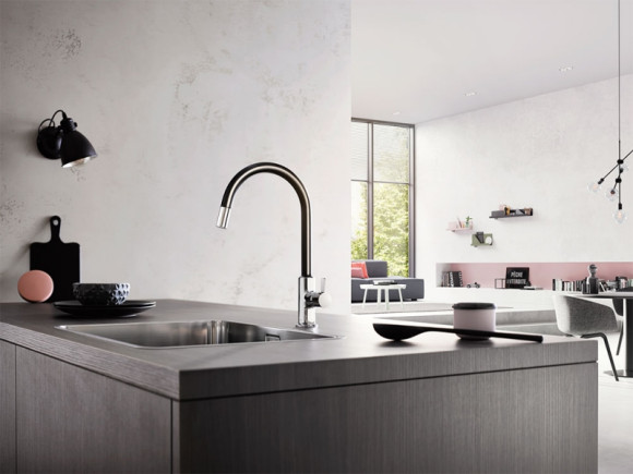 Смеситель для кухни Kludi Bingo Star XS 468518778 Черный матовый