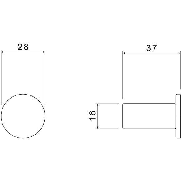 Крючок Aquatek Лира AQ4401MB Черный матовый