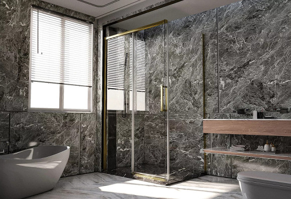 Душевая стенка Veconi Premium Trento SP-40G 100 SP40-G-100-01-C4 профиль Брашированное золото стекло прозрачное Душевая стенка Veconi Premium Trento SP-40G 100 SP40-G-100-01-C4 профиль Брашированное золото стекло прозрачное