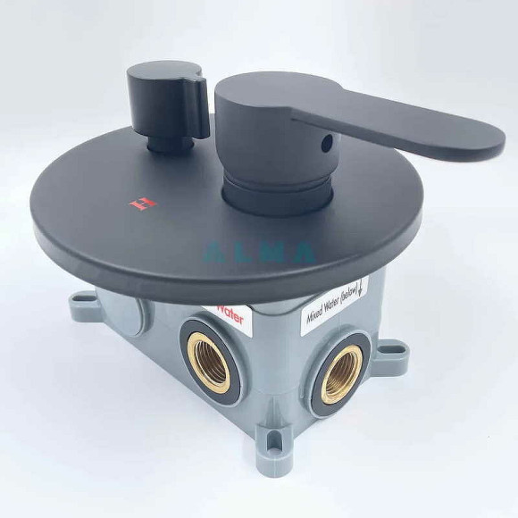 Душевая система ALMAes Marita TVZ-8833 Черная матовая Душевая система ALMAes Marita TVZ-8833 Черная матовая