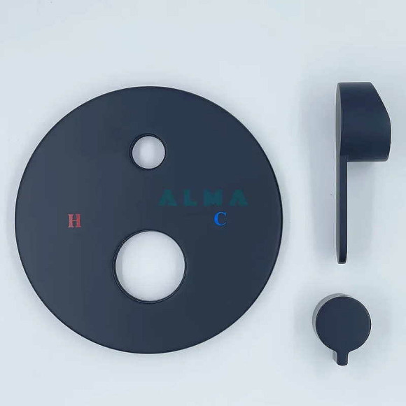 Душевая система ALMAes Marita TVZ-8833 Черная матовая Душевая система ALMAes Marita TVZ-8833 Черная матовая