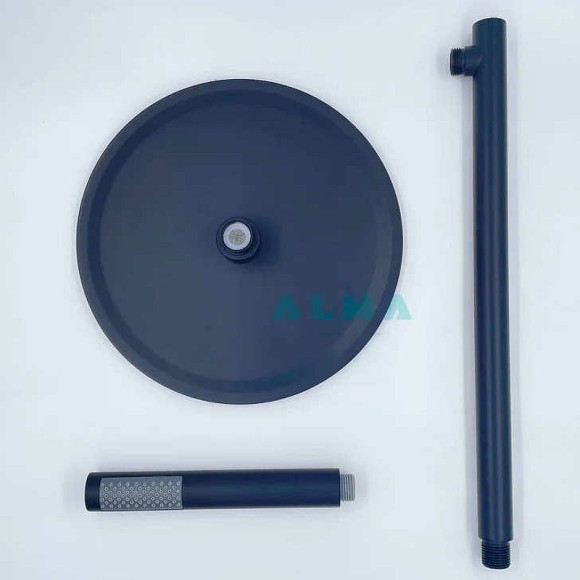 Душевая система ALMAes Marita TVZ-8833 Черная матовая Душевая система ALMAes Marita TVZ-8833 Черная матовая