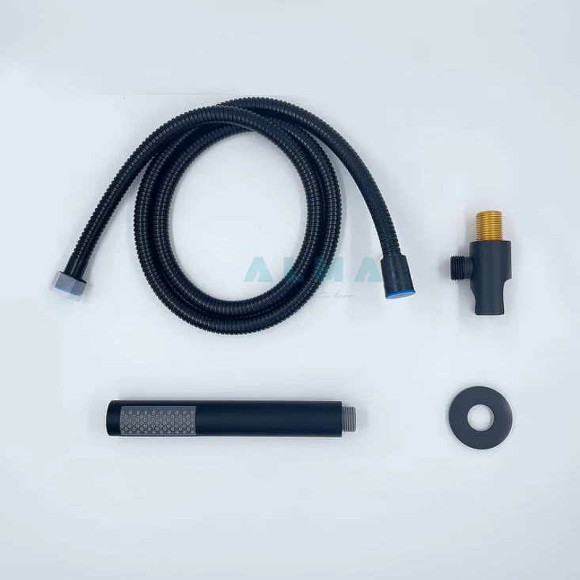 Душевая система ALMAes Marita TVZ-8833 Черная матовая Душевая система ALMAes Marita TVZ-8833 Черная матовая