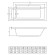 Акриловая ванна C-Bath Semela 170x75 CBQ014001 без гидромассажа