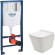 Комплект унитаза AQUAme AQM2004 с инсталляцией Grohe Rapid SL 38772001 с сиденьем Микролифт и клавишей смыва Хром Комплект унитаза AQUAme AQM2004 с инсталляцией Grohe Rapid SL 38772001 с сиденьем Микролифт и клавишей смыва Хром