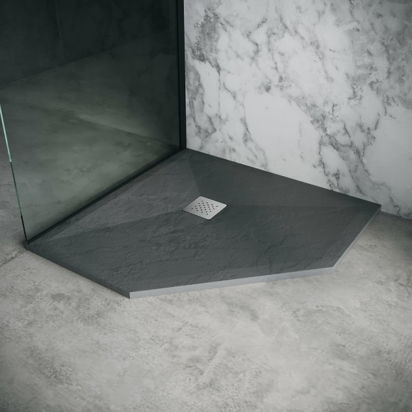 Душевой поддон из искусственного камня Grossman Strong 90x90 GR-S29090D Графит Душевой поддон из искусственного камня Grossman Strong 90x90 GR-S29090D Графит