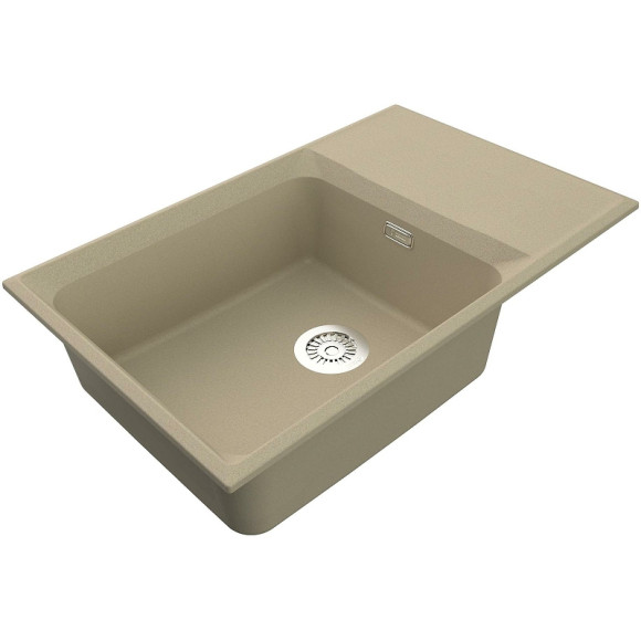 Кухонная мойка Point Этна 78 PN3012BG Светло-бежевая Кухонная мойка Point Этна 78 PN3012BG Светло-бежевая