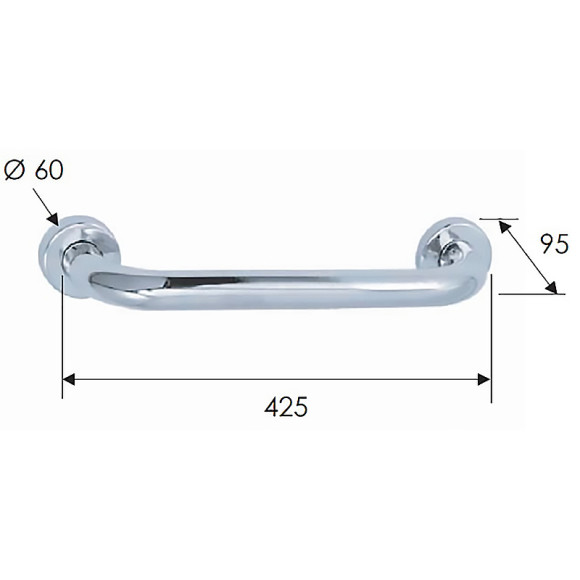 Полотенцедержатель Remer RB440CR Хром Полотенцедержатель Remer RB440CR Хром