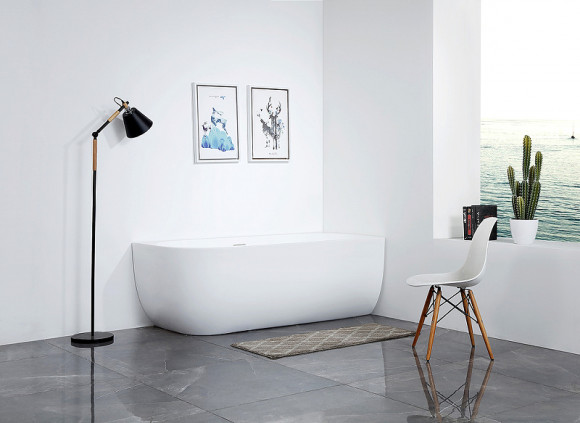 Акриловая ванна Abber 170х75 AB9315 R без гидромассажа Акриловая ванна Abber 170х75 AB9315 R без гидромассажа