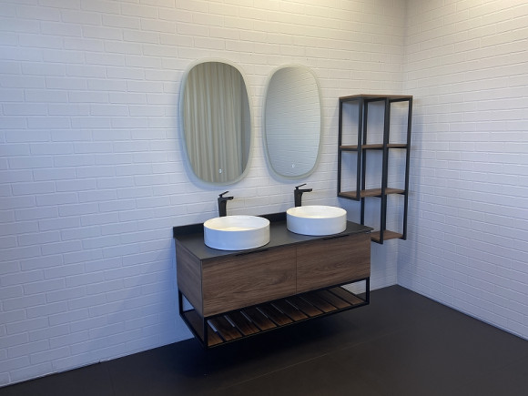 Стеллаж Comforty Порто 50 00-00000829 подвесной Дуб темно-коричневый Стеллаж Comforty Порто 50 00-00000829 подвесной Дуб темно-коричневый