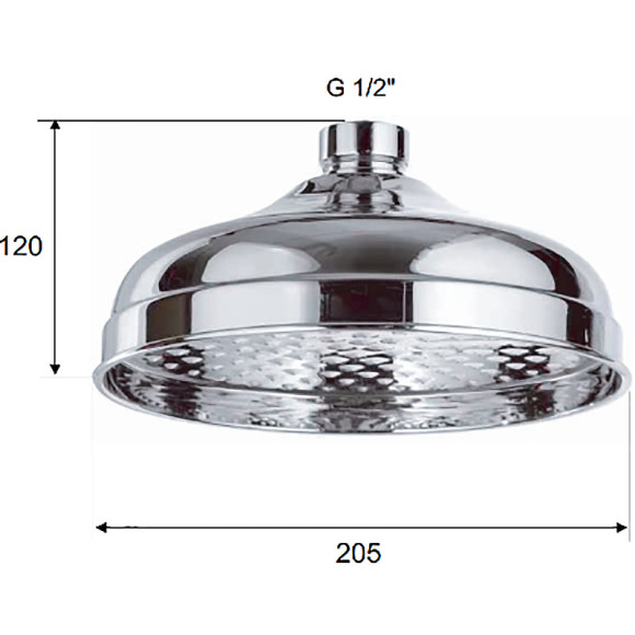 Верхний душ Remer 359B20X Хром Верхний душ Remer 359B20X Хром