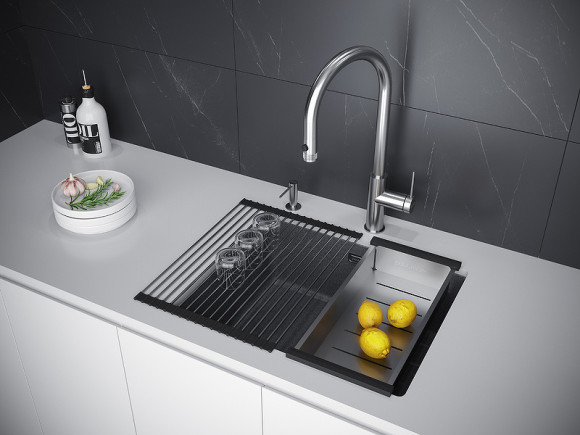 Кухонная мойка Paulmark Lumi 55 UNI-Skew LU55SK-DG Графит Кухонная мойка Paulmark Lumi 55 UNI-Skew LU55SK-DG Графит