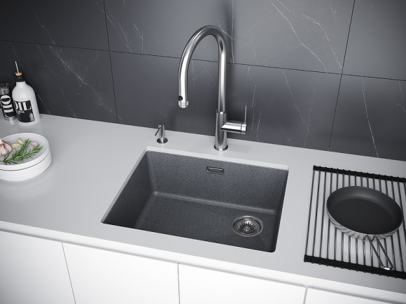 Кухонная мойка Paulmark Lumi 55 UNI-Skew LU55SK-DG Графит Кухонная мойка Paulmark Lumi 55 UNI-Skew LU55SK-DG Графит